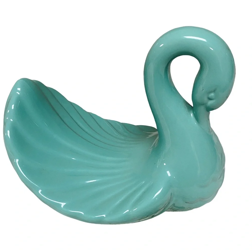Vintage Andre Richards Mint or Jade Green Ceramic Towel Holder